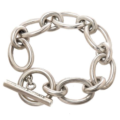 hermes silver bracelets for women